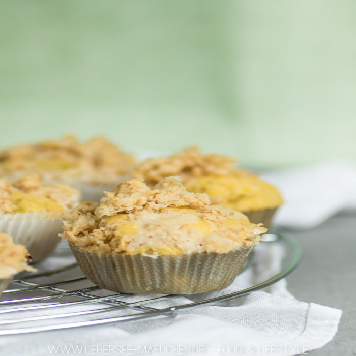 Muffins mit Haferflocken-Streuseln | Essen Rezepte