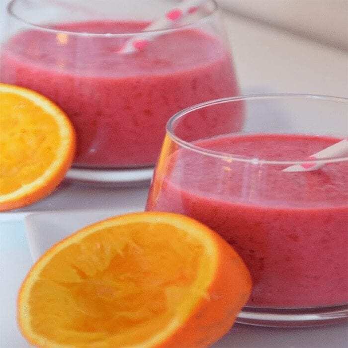 Himbeer - Orangen - Smoothie | Essen Rezepte