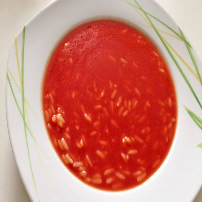 Leichte Tomatensuppe mit Reis | Essen Rezepte