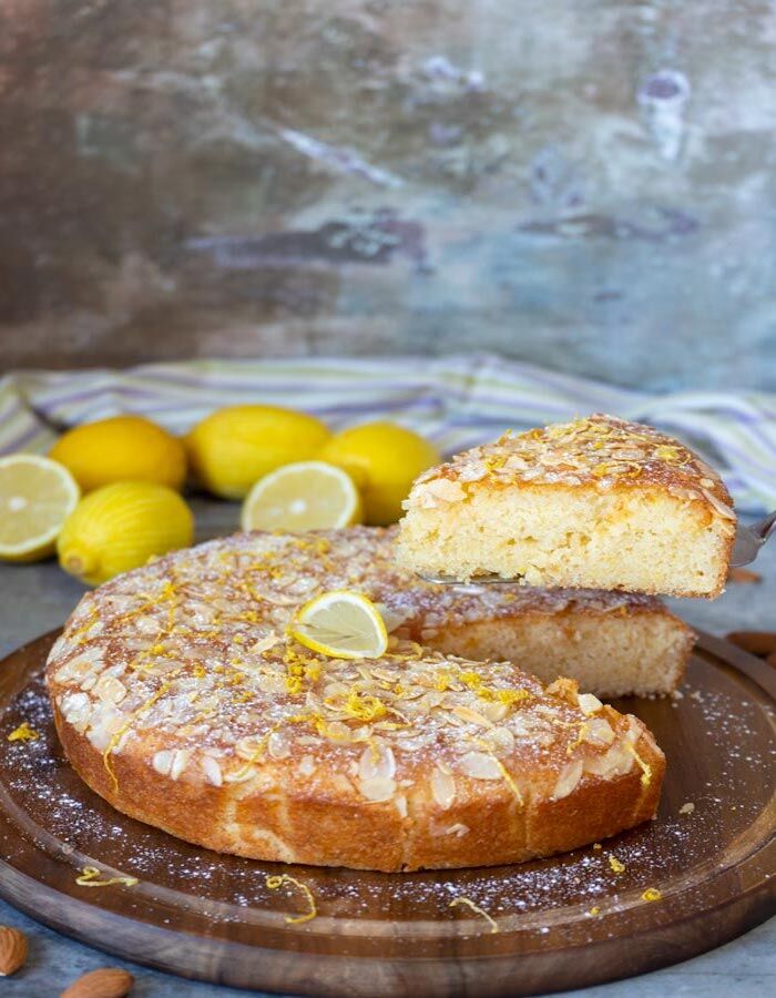 Zitronen Mandel Kuchen
