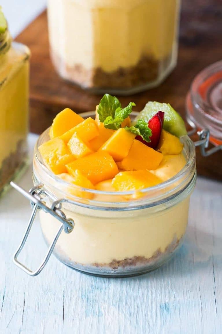 Schnell und erfrischend Mango Dessert | Essen Rezept