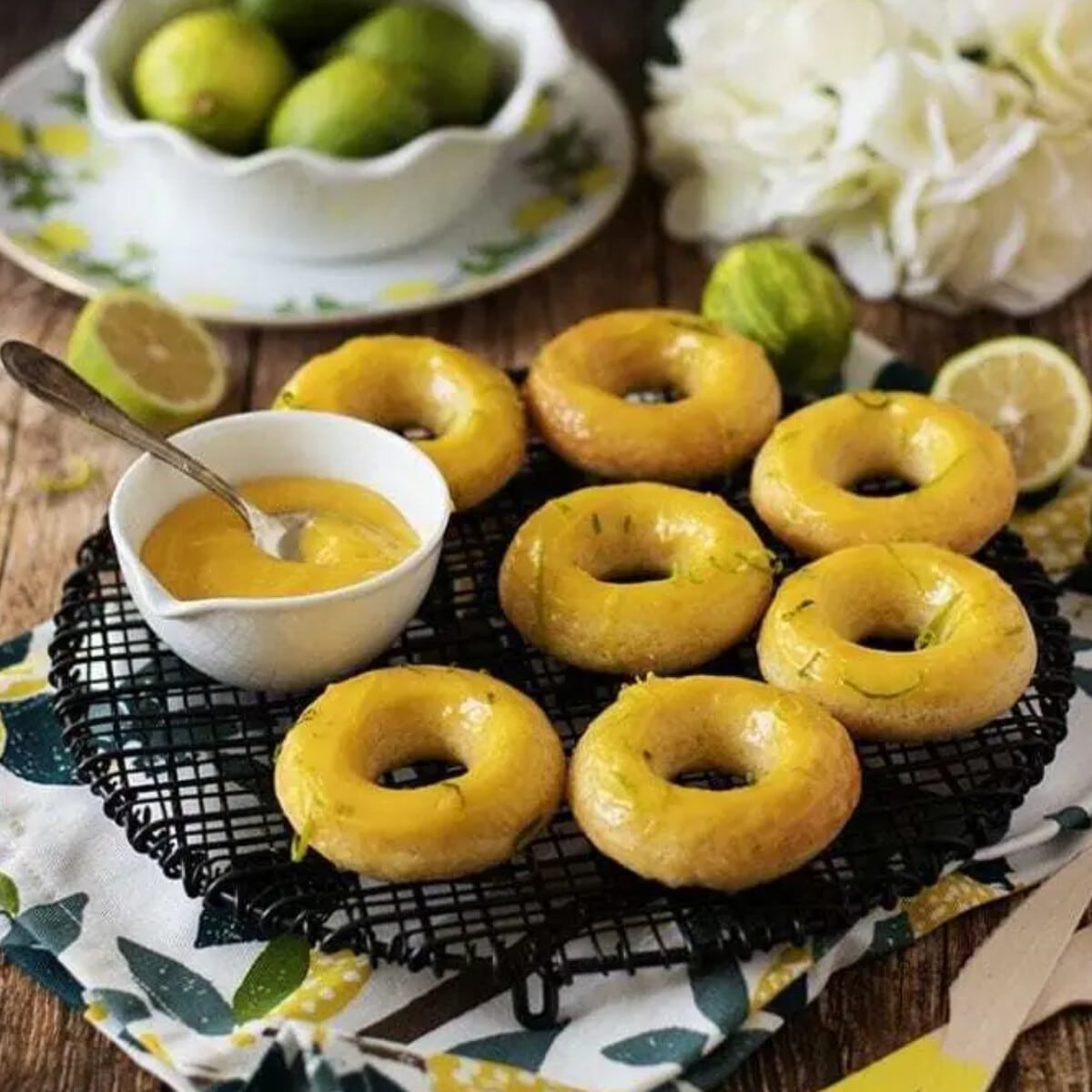 Zitronen Donut