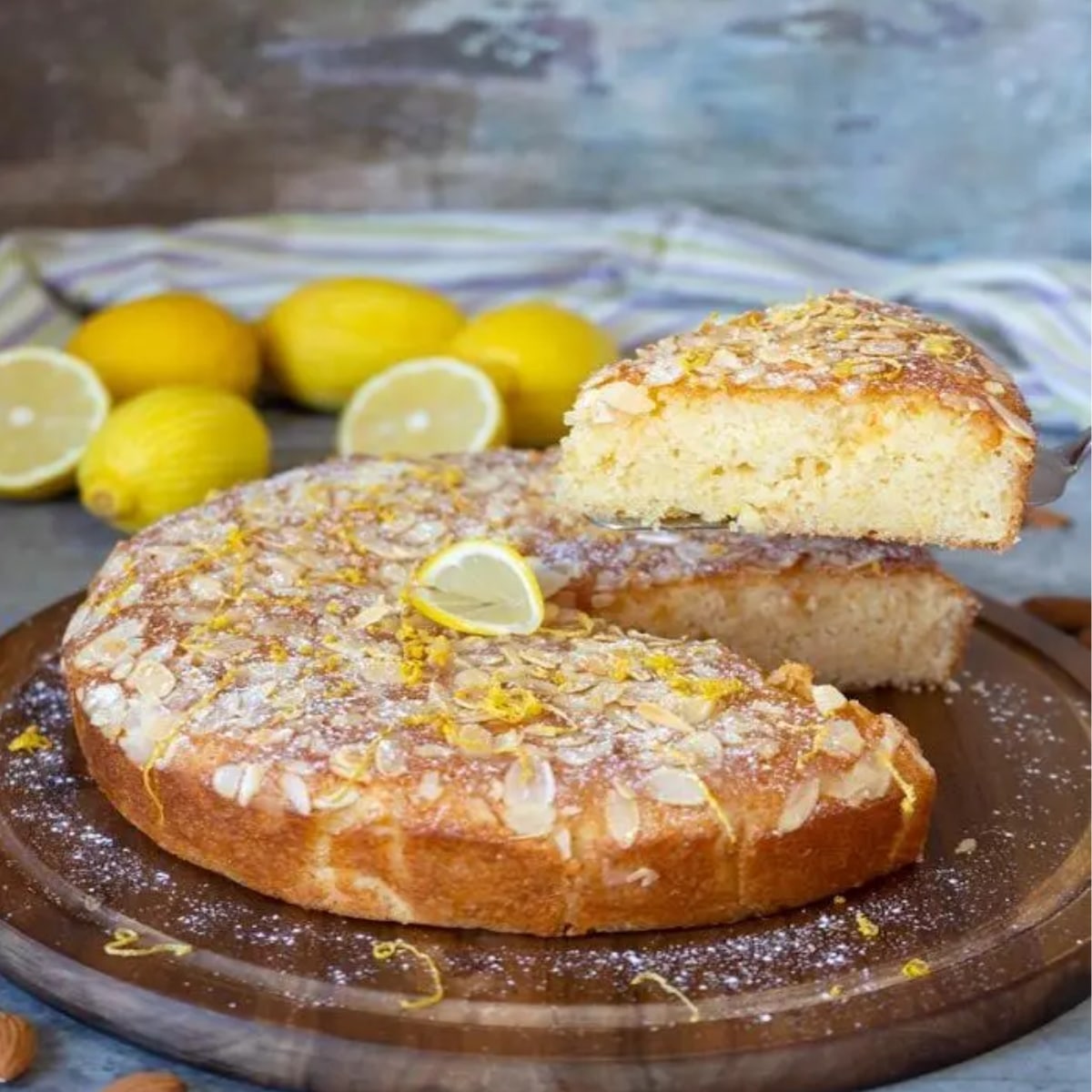 Zitronen Mandel Kuchen